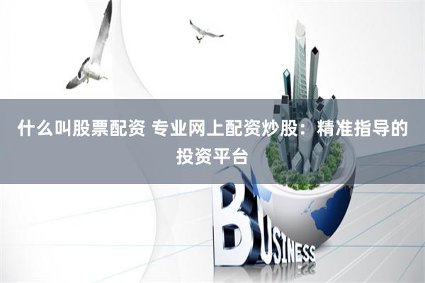 什么叫股票配资 专业网上配资炒股：精准指导的投资平台